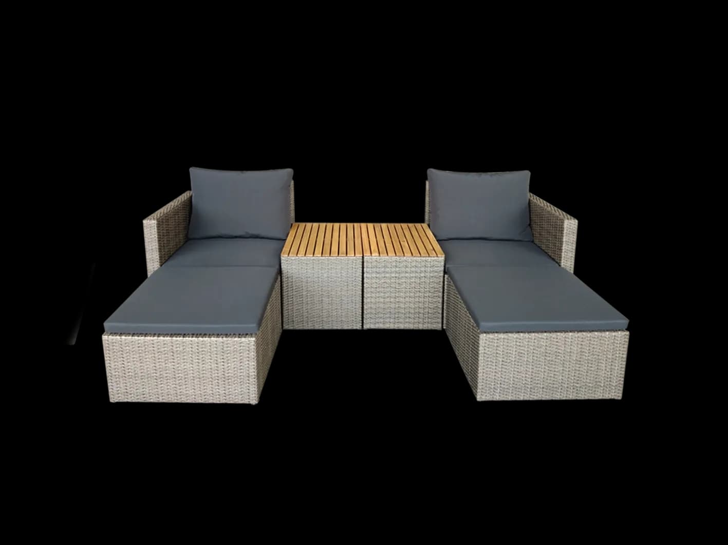 NORDIC MULTI-FUNCTION WICKER LOVE SET