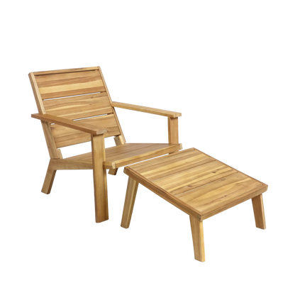 Barnnet Cape Cod Chair with Footrest