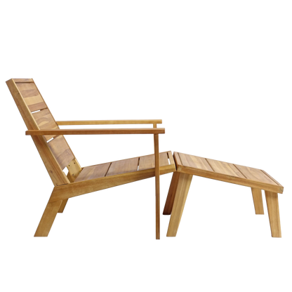 Barnnet Cape Cod Chair with Footrest