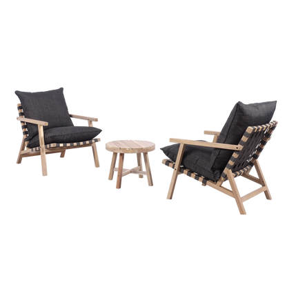 Chester 3 PCS Lounger Set