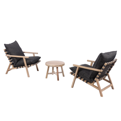 Chester 3 PCS Lounger Set