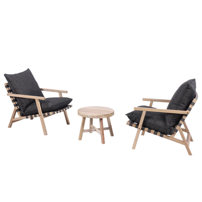 Chester 3 PCS Lounger Set