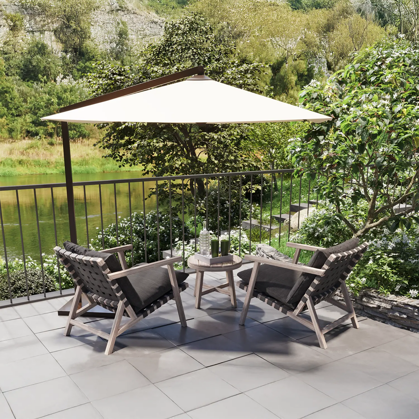 Chester 3 PCS Lounger Set
