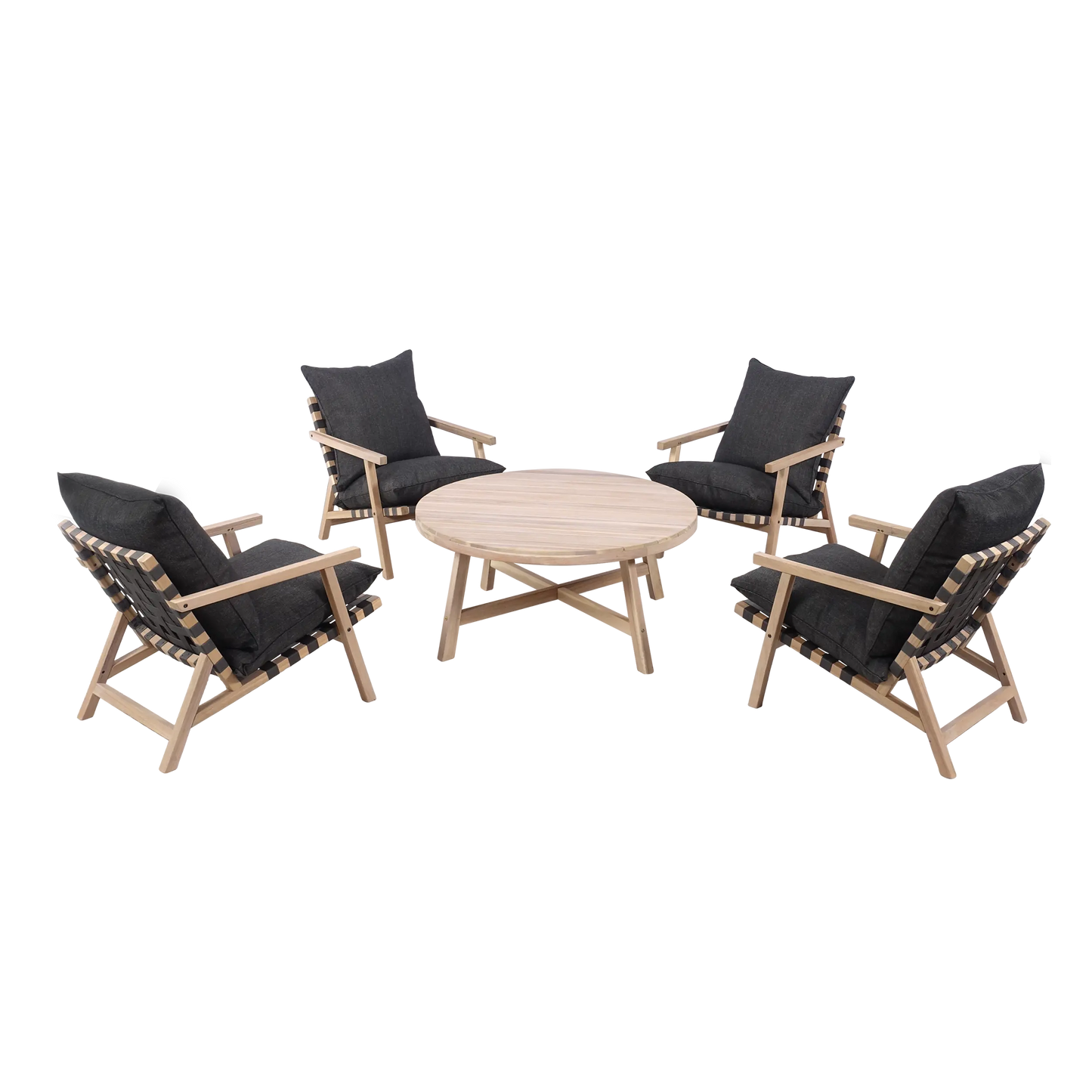 Chester 5 PCS Lounger Set