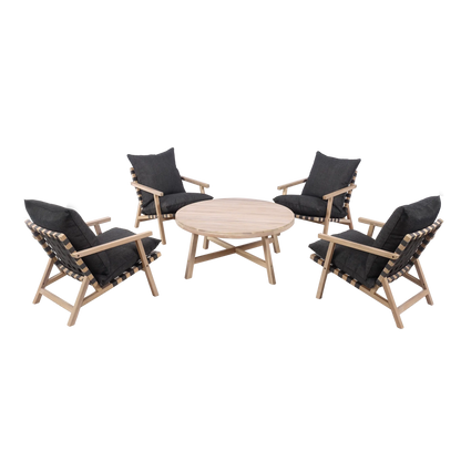 Chester 5 PCS Lounger Set