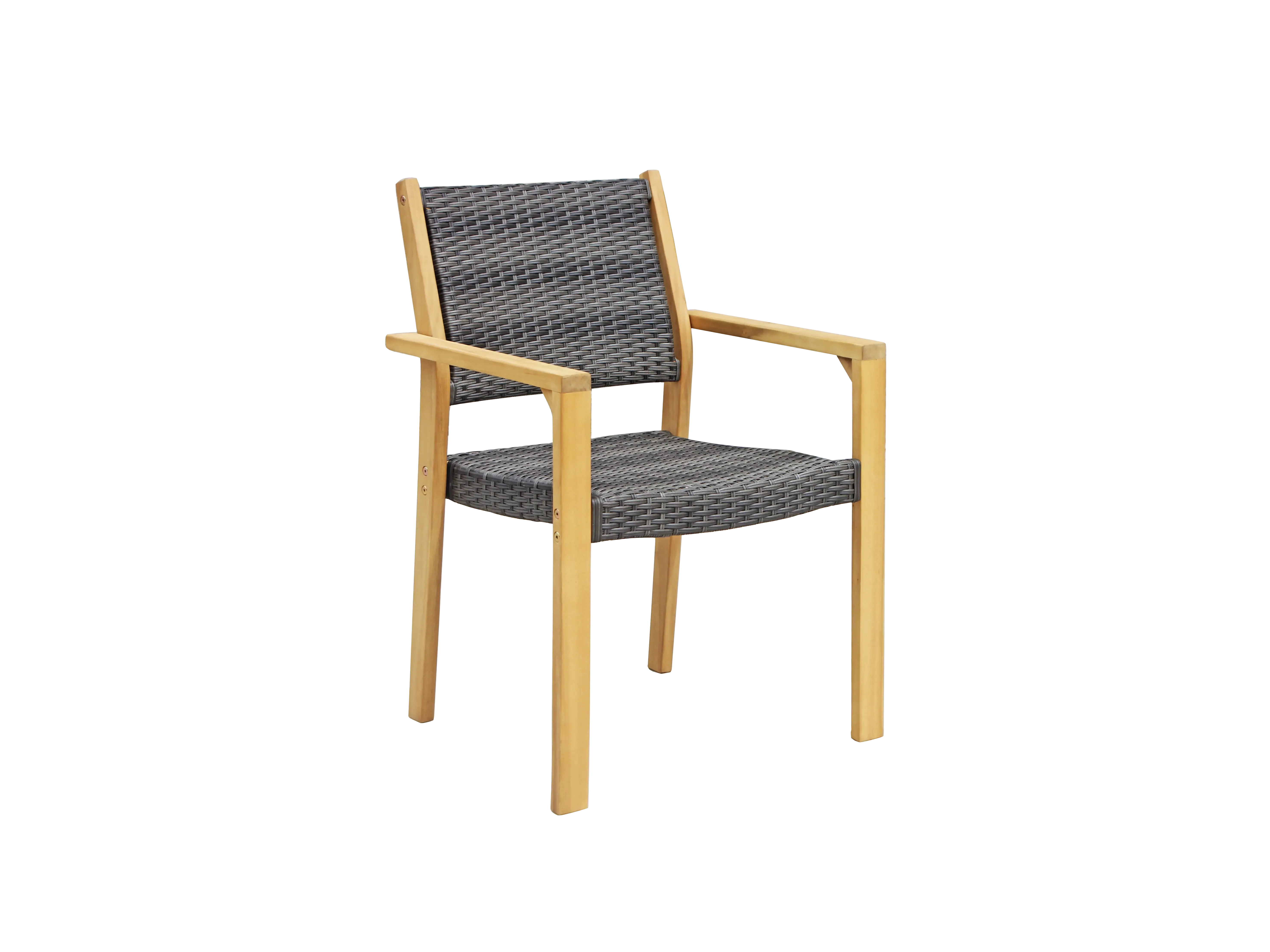 NORDIC WICKER STACKING CHAIR 1